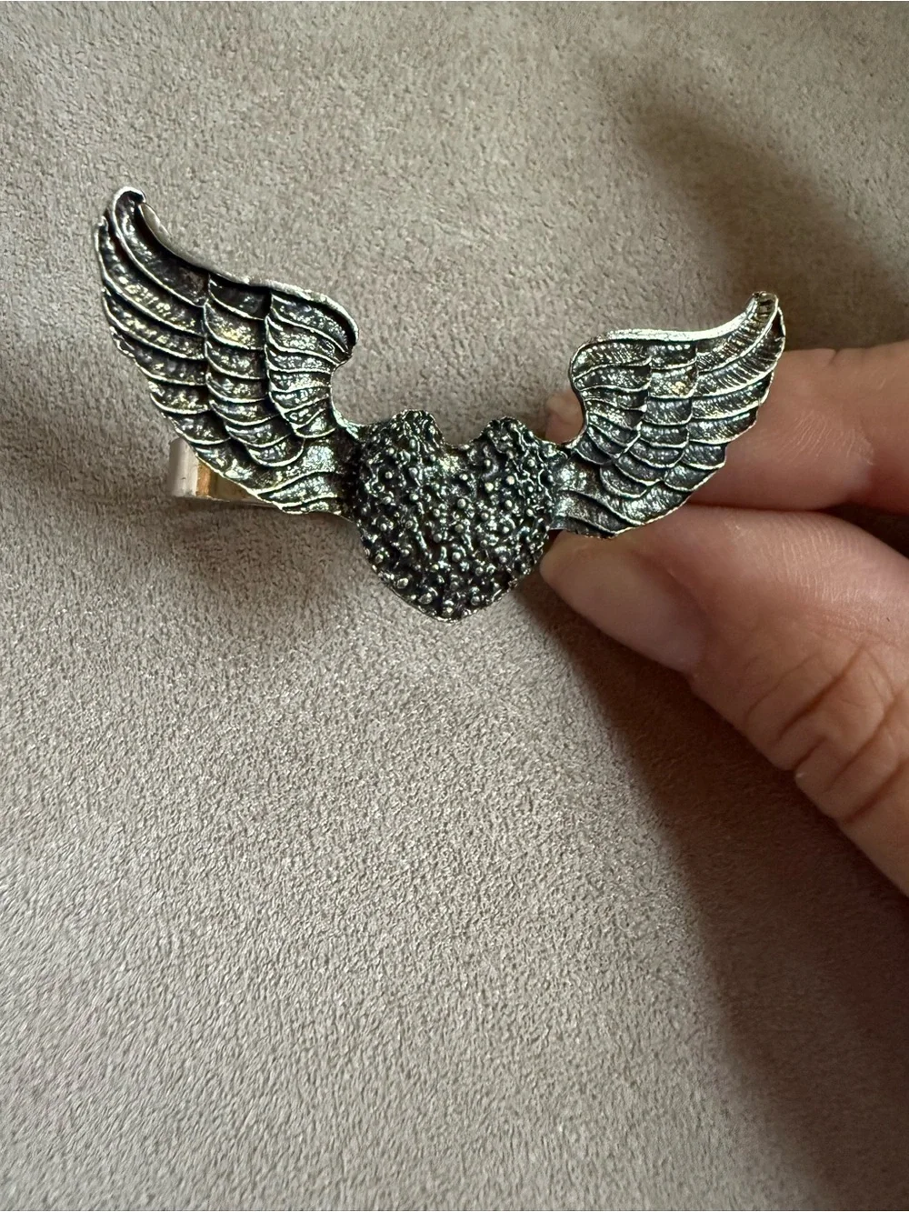 Vintage bold winged